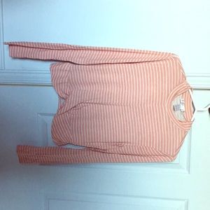 Pink long sleeve sweater